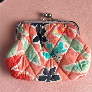 Vera Bradley Kisslock coin purse